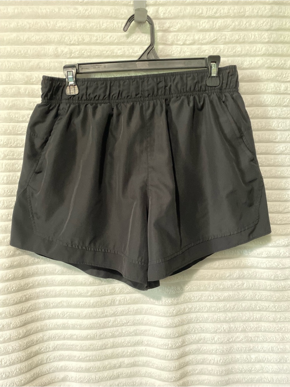 Athletic Works Black Women’s Athletic Shorts with Elastic Waist